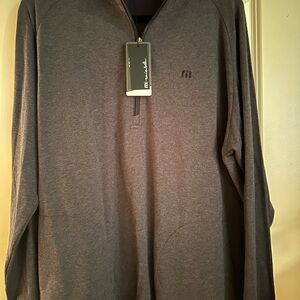 Travis Mathew Charcoal Long Sleeve Shirt